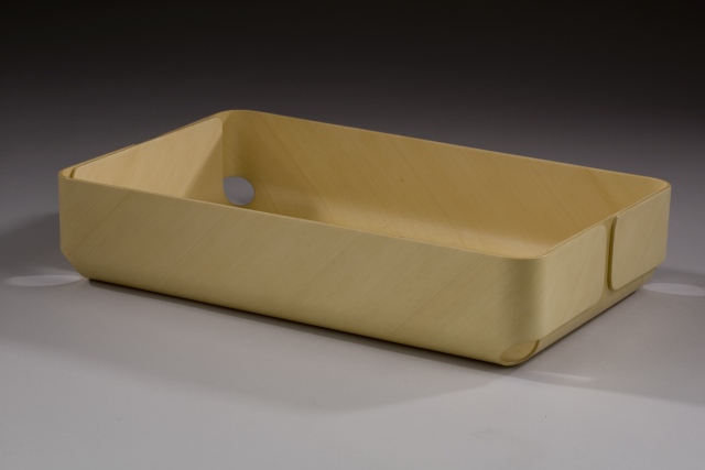 molded plywood tray