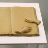 Small Hands on Book, sculpture