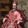 Portrait of Cardinal Nino De Guevara, Grand Inquisitor, Restored    