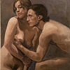 Selected Details After Ingres #2, Portrait of Duchamp, 2009