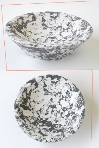 decorative concrete bowl