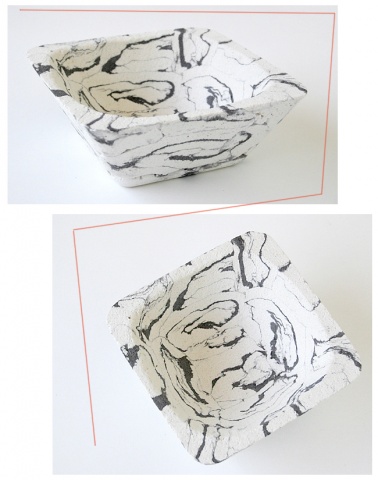 decorative concrete bowl