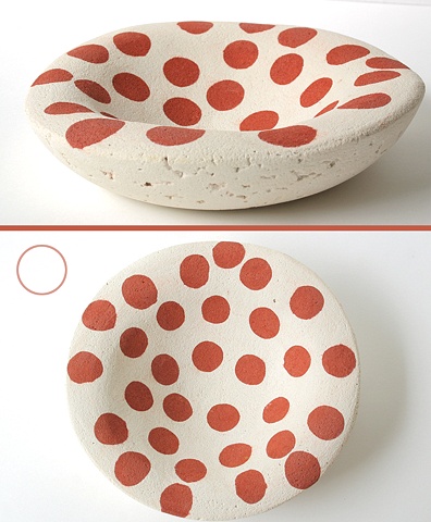 decorative concrete bowl