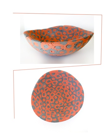 concrete bird bath or bowl