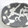 Cow Hide Concrete Bird Bath