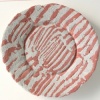 Red & Gray Concrete Plate