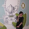 Custom Mural created for the Style at Home Booth at The Interior Design Show