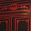 Close up of Mural created for the interior of Hollace Cluny