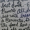Tea towel with Food Quotation