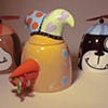 Bad Dog, Cat & Bird Party Animal Cookie Jars
