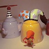 Party Animal Cookie Jars-elephant, bird & moose
