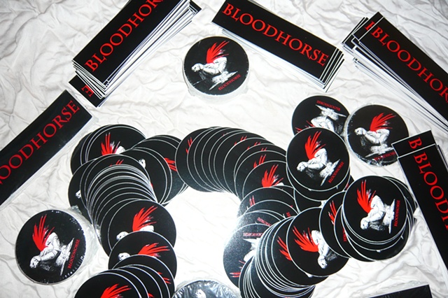 Bloodhorse stickers.