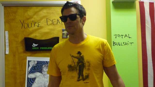 ol johnny knoxville in the bowhunter shirt