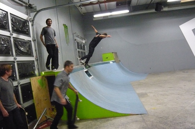 ryan backside smith grindin at high speed.