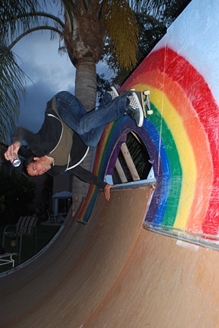 bloodhorse team rider ryan wiley riding the rainbow