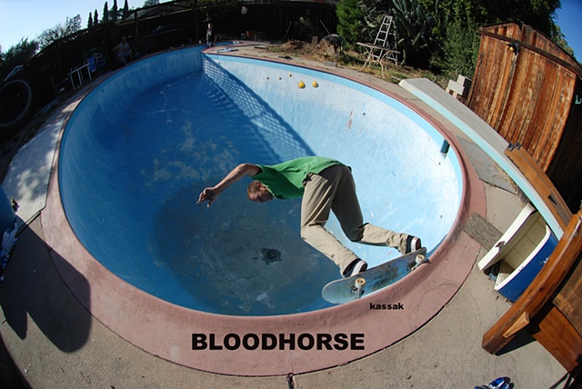 mike in the pool