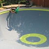 mike frontside with coping
