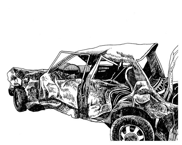 Crashed Car