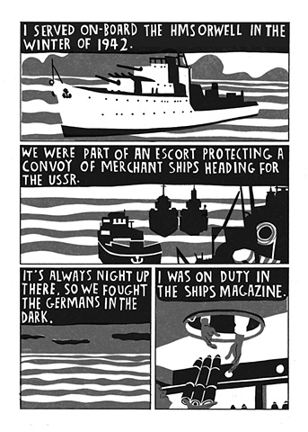 An extract from George Watts, a story about the second world war.