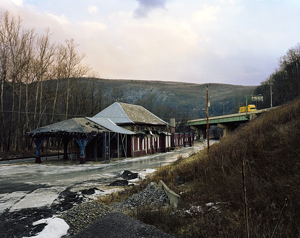 Abandoned Delaware Water Gap Train Station, Interstate 80