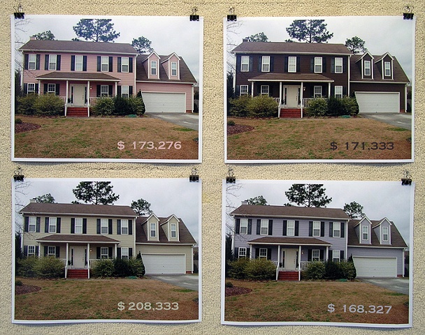 house color, Winterville, NC, Greenville, NC, curb appeal, bill clark homes, value, status, paint color, survey