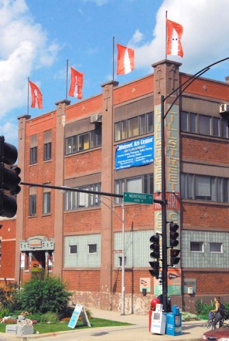 Orange-eyed friends flag installation