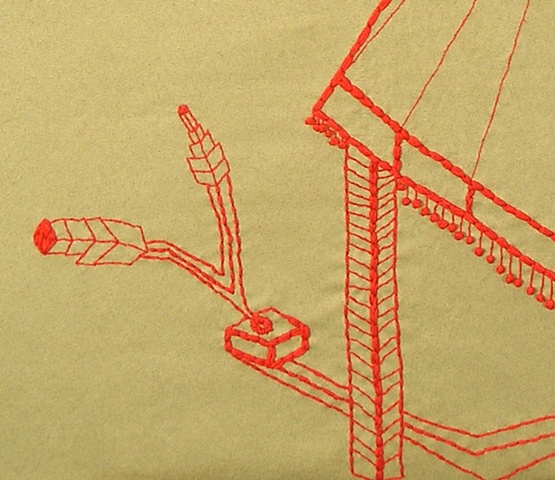 Red Dress, detail