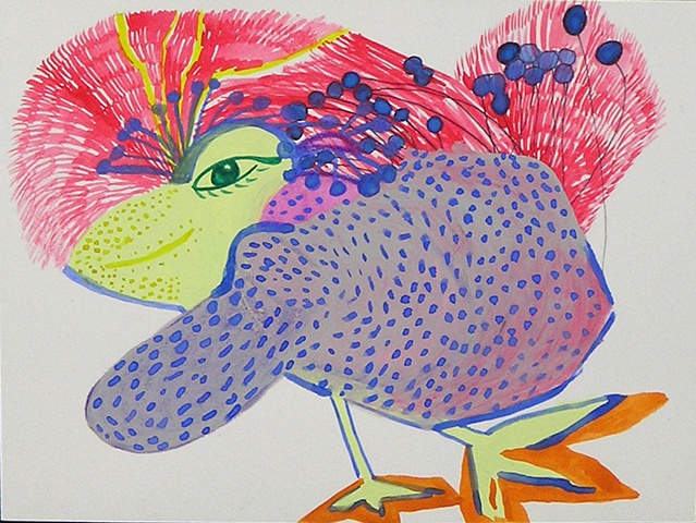 Gliding bird
