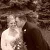 Groom Kissing the Bride