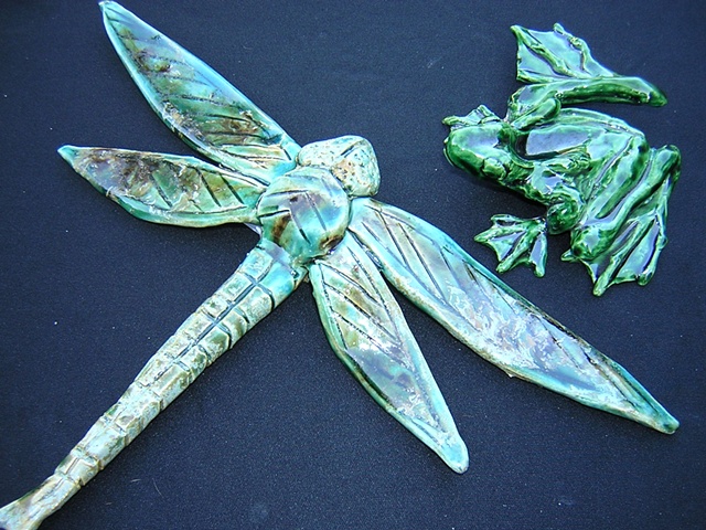 Dragonfly and Frogs