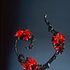 Minimal red wreath