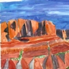 View from Big Bend Campground in Moab, Utah