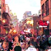 Mardi Gras on Bourbon Street