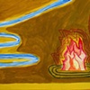 Sacred Origins - detail of work in progress 1