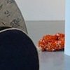 This was taken at the Second Stories show at Zolla Lieberman Gallery.  "Some Pig" is tucked away behind the pillar.