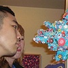 This was taken at the opening reception of Cotton Candy Brussel Sprouts at Zrobili Gallery.