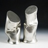pewter salt and pepper shakers