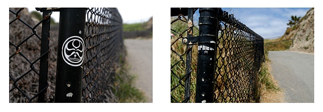 Fence San Clemente: March 2004, March 2005