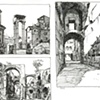 Sketches around the Colosseum