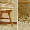 Close up Step stool and wool