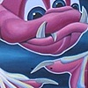 sea monster skate deck