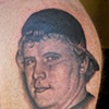 Ron Meyers - Memorial tattoo of a clients Son