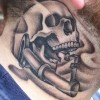 richie's neck tattoo