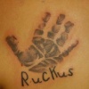 Ruck's Hand Print
