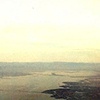 the bay from a plane