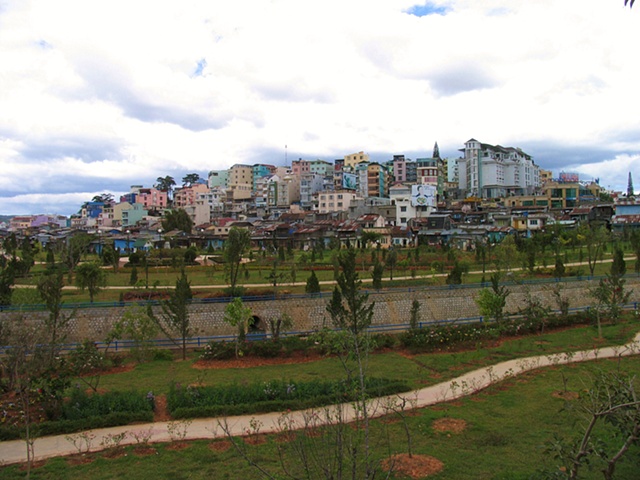 The city of Da Lat, Vietnam