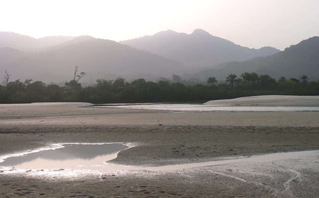 The pristine beach at River No.2, Freetown peninsula