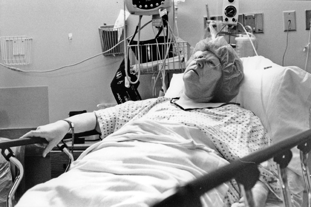 Just moments before surgery