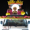 A parade float at a festival to unveil the world's largest Jade Buddha, Danang.
