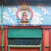 Inside a very rare Hindu temple in Saigon.  There are only around 70 Hindus in Ho Chi Minh City.